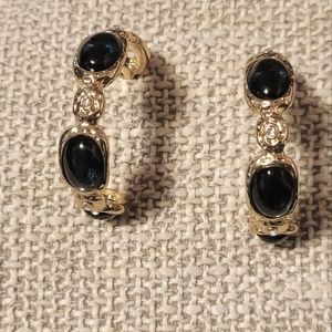 Statement hoop earrings